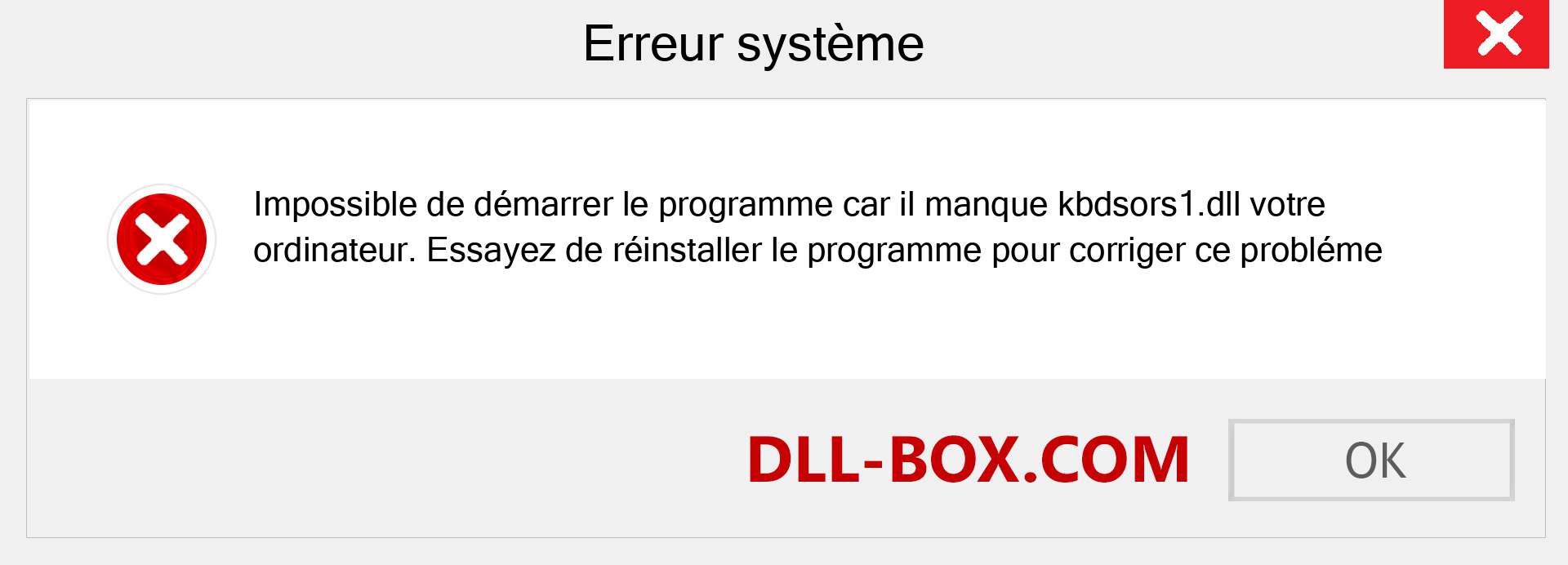 Le fichier kbdsors1.dll est manquant ?. Télécharger pour Windows 7, 8, 10 - Correction de l'erreur manquante kbdsors1 dll sur Windows, photos, images